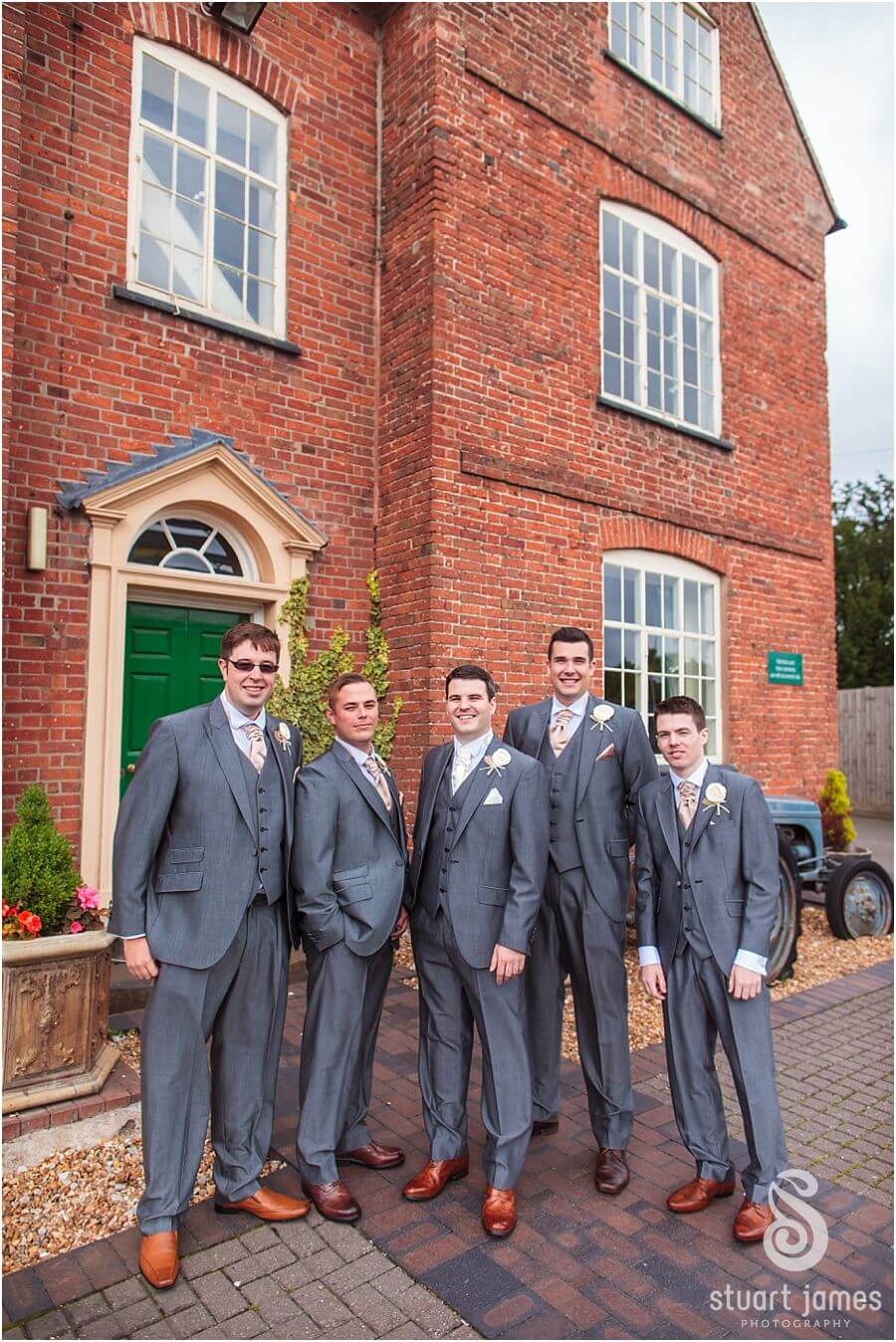 Natural photos telling story of wedding at The Barns in Cannock by Staffordshire Wedding Photographer Stuart James