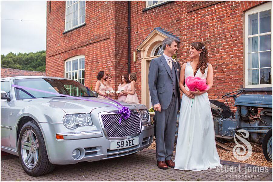 Natural photos telling story of wedding at The Barns in Cannock by Staffordshire Wedding Photographer Stuart James