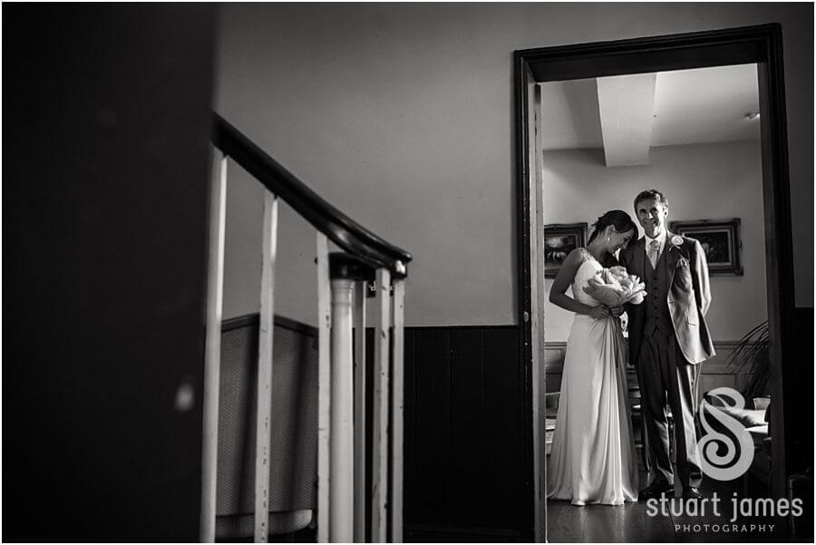 Unobtrusive storytelling photos of wedding at The Barns in Cannock by Stafford Wedding Photographer Stuart James