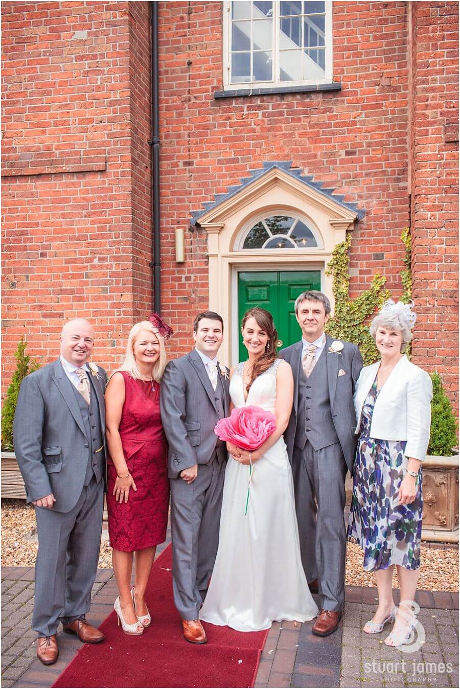Relaxed family groups at The Barns in Cannock by Cannock Wedding Photographer Stuart James