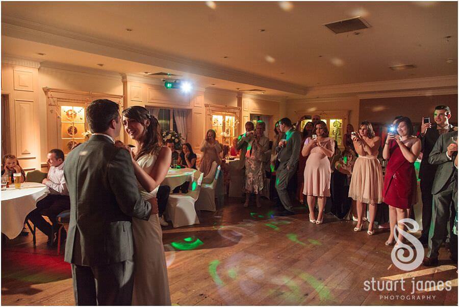First dance at The Barns in Cannock by Reportage Wedding Photographer Stuart James