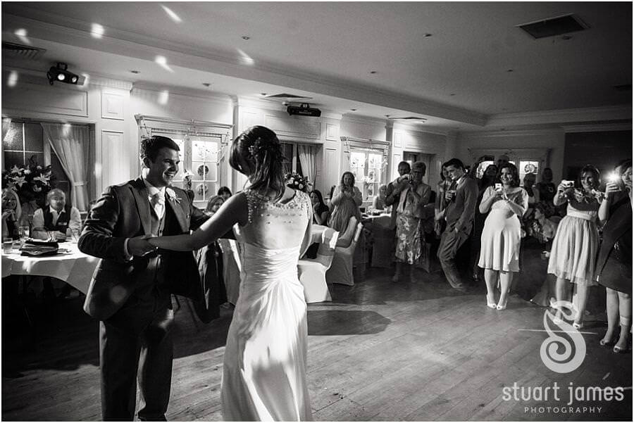 First dance photos at The Barns in Cannock by Documentary Wedding Photographer Stuart James