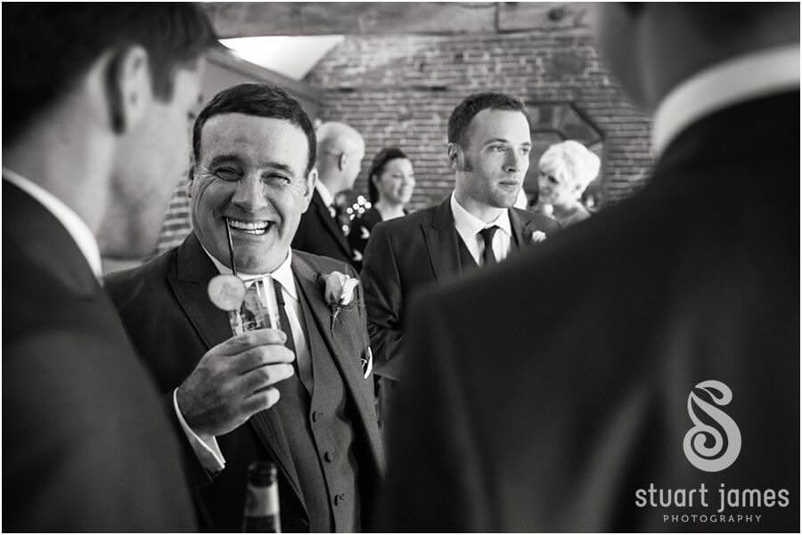 Contemporary candid wedding photography at Packington Moor Wedding Venue in Lichfield by Highly Recommended Wedding Photographer Stuart James