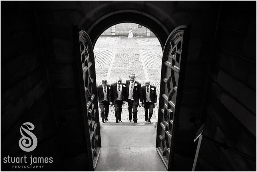 Fun relaxed creative wedding photographs at Keele Hall in Staffordshire by Stoke Wedding Photographer Stuart James