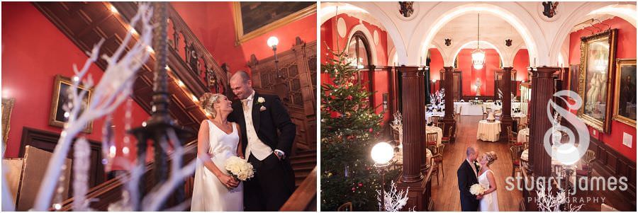 Modern stunning winter wedding photography at Sandon Hall in Stafford by Staffordshire Documentary Wedding Photographer Stuart James