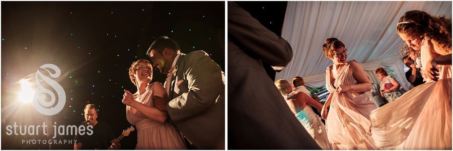 Fantastic first dance with live band at The Boat House, Sutton Park in Sutton Coldfield by Documentary Wedding Photographer Stuart James