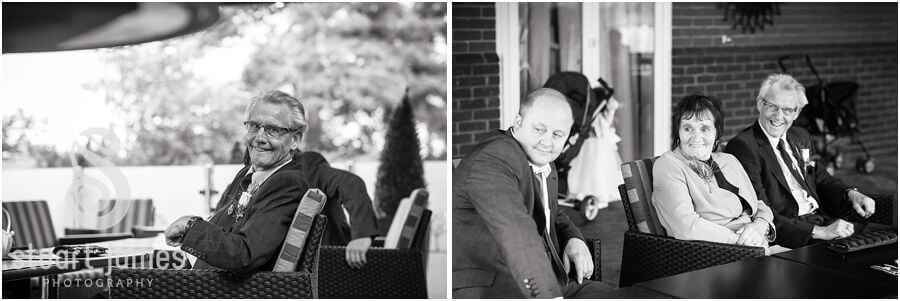 Candid photos of guests at The Fairlawns in Aldridge by Reportage Wedding Photographer Stuart James