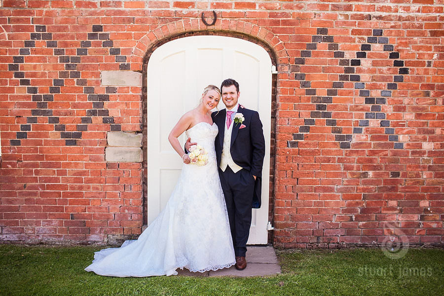 Creative natural bride and groom portraits at Alrewas Hayes in Burton by Documentary Wedding Photographer Stuart James