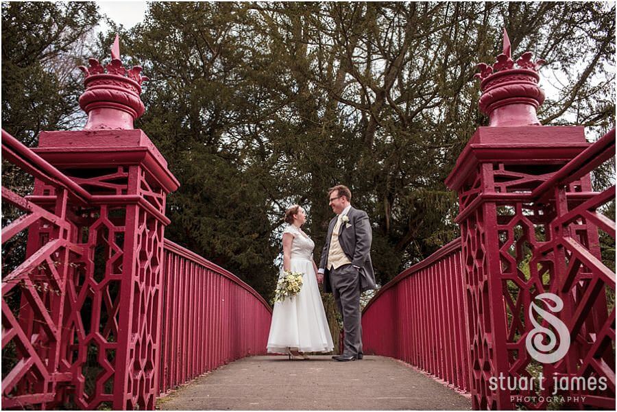 Timeless elegant portraits of beautiful couple on wedding day at Shugborough Hall in Staffordshire by Cannock Wedding Photographer Stuart James