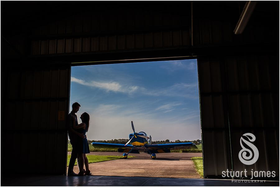 Creative portrait session at Sleap Airfield in Shrewsbury by Stafford Wedding Photographer Stuart James
