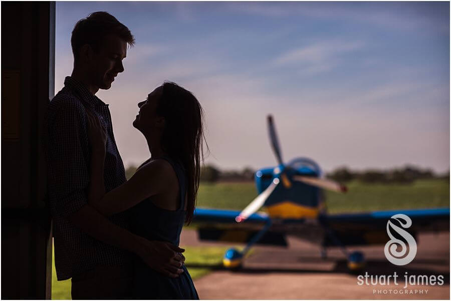 Creative portrait session at Sleap Airfield in Shrewsbury by Stafford Wedding Photographer Stuart James