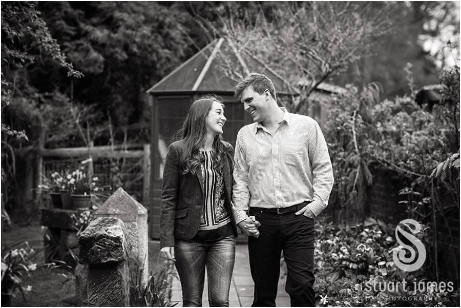 Creative natural portraits of a couple ahead of their wedding at Hundred House in Telford by Telford Wedding Photographer Stuart James