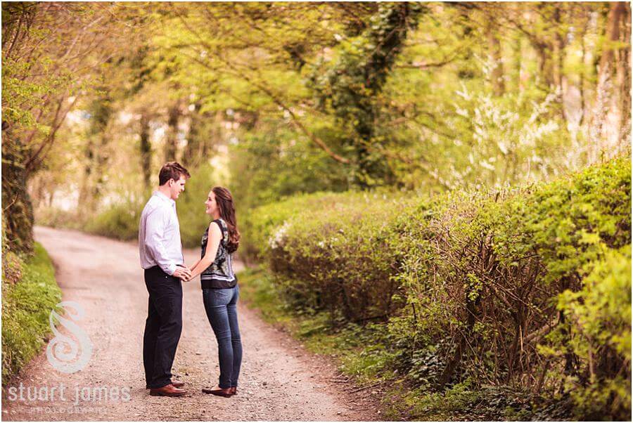 Creative natural portraits capturing the character of the couple around Ironbridge Gorge in Shropshire by Shropshire Wedding Photographer Stuart James