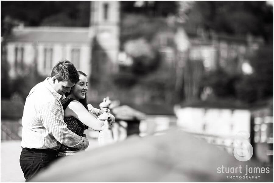 Creative natural portraits capturing the character of the couple around Ironbridge Gorge in Shropshire by Shropshire Wedding Photographer Stuart James