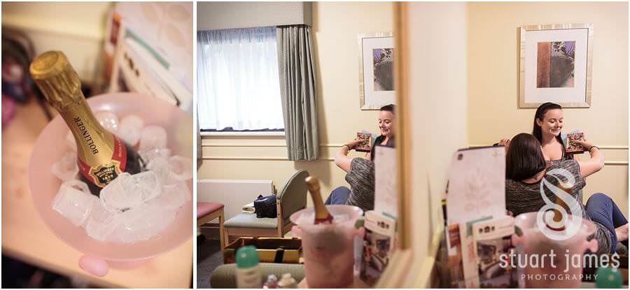 Natural reportage photography of morning preparations ahead of wedding at Twycross Zoo in Atehrstone by Warwickshire Wedding Photographer Stuart James