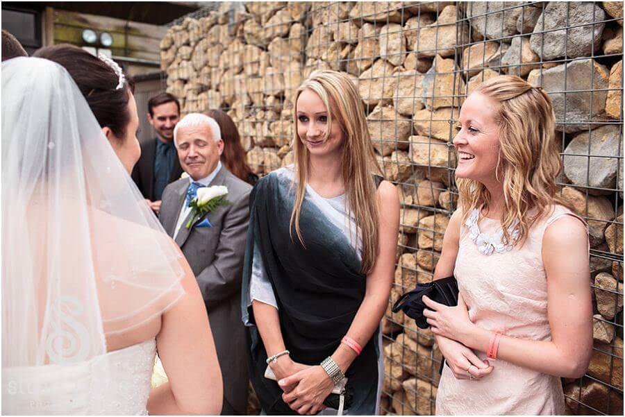 Capturing the wonderful wedding ceremony in Windows on the Wild at Twycross Zoo in Atherstone by Reportage Wedding Photographer Stuart James