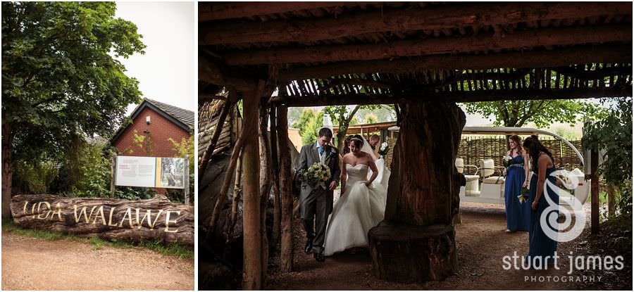 Wedding photographs at Twycross Zoo in Atherstone by Reportage Wedding Photographer Stuart James