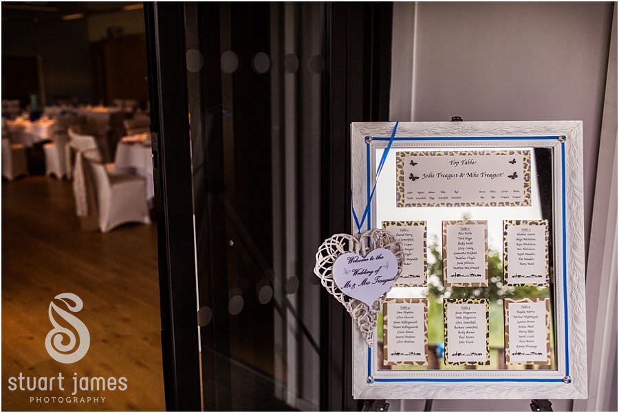 Wedding breakfast room setting of Windows on the Wild at Twycross Zoo in Atherstone by Reportage Wedding Photographer Stuart James