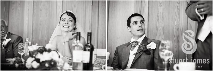 Candid photographs capture the speeches and the fabulous reactions of guests at Twycross Zoo in Atherstone by Reportage Wedding Photographer Stuart James