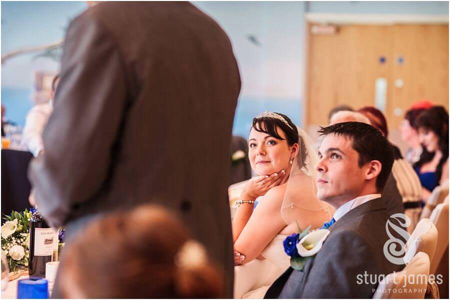 Documentary photography of the speeches at Twycross Zoo in Atherstone by Warwickshire Wedding Photographer Stuart James
