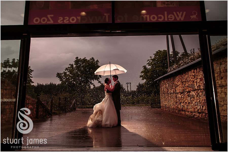 Creative night time portraits at Twycross Zoo in Atherstone by Warwickshire Wedding Photographer Stuart James