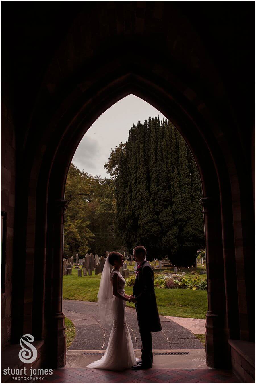 Storytelling wedding photography at Eccleshall Church near Stafford by Eccleshall Wedding Photographer Stuart James