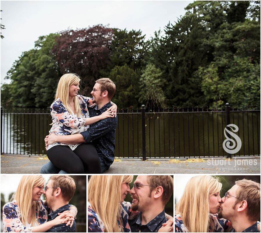 Relaxed intimate portraits with couple ahead of their wedding at Lichfield near Staffordshire by Lichfield Reportage Wedding Photographer Stuart James