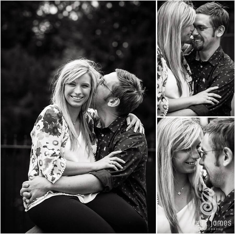 Fun photo shoot with soon to be married couple around Lichfield near Staffordshire by Lichfield Reportage Wedding Photographer Stuart James
