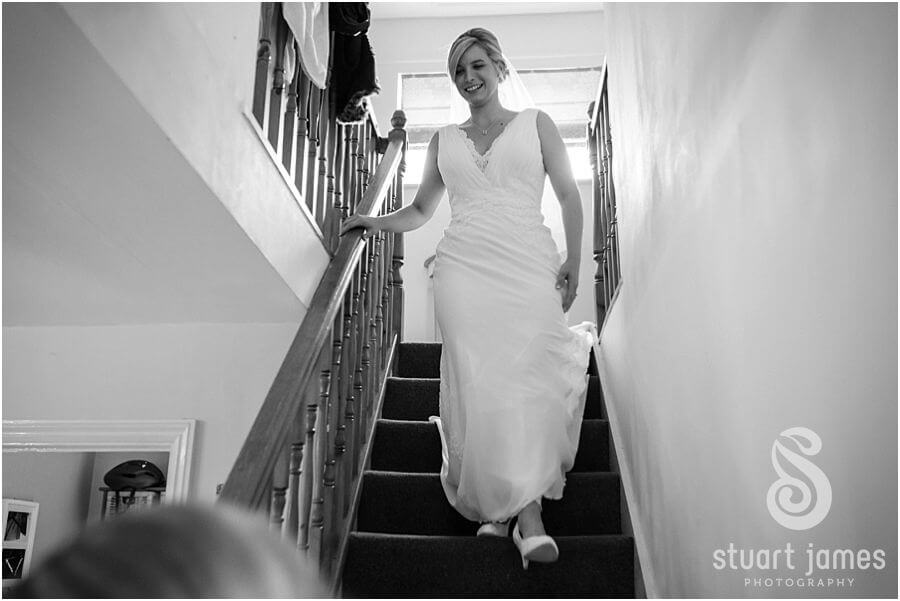 Documentary coverage of Bridal preparations at home in Lichfield near Staffordshire by Lichfield Reportage Wedding Photographer Stuart James