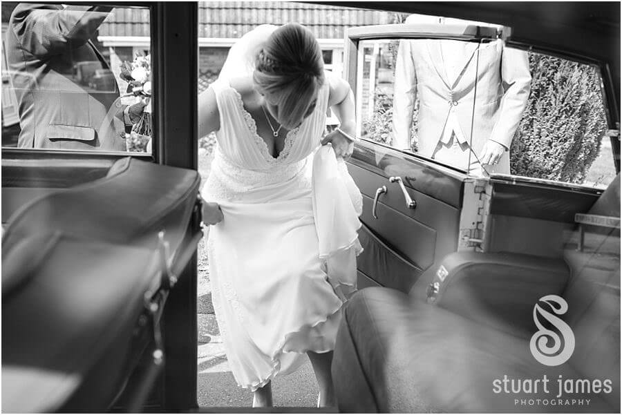 Capturing the emotion and excitement of wedding morning at Brides home in Lichfield near Staffordshire by Lichfield Reportage Wedding Photographer Stuart James