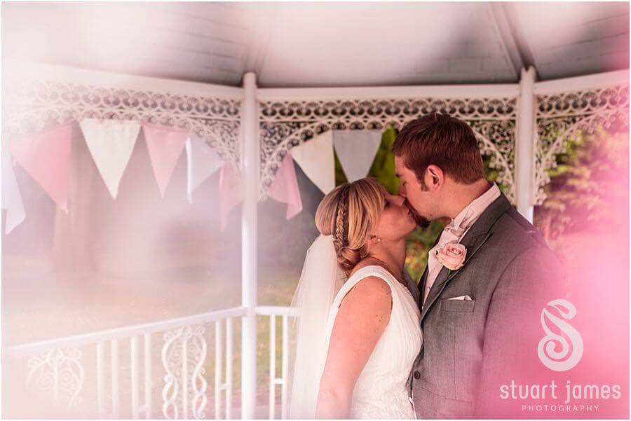 Elegant wedding portraits in grounds at Moor Hall near Sutton Coldfield by Sutton Coldfield Reportage Wedding Photographer Stuart James