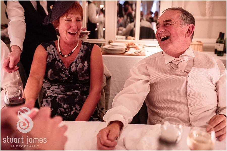Capturing reportage photographs that show the wedding guests relaxed and enjoying the wedding at Moor Hall near Sutton Coldfield by Sutton Coldfield Reportage Wedding Photographer Stuart James