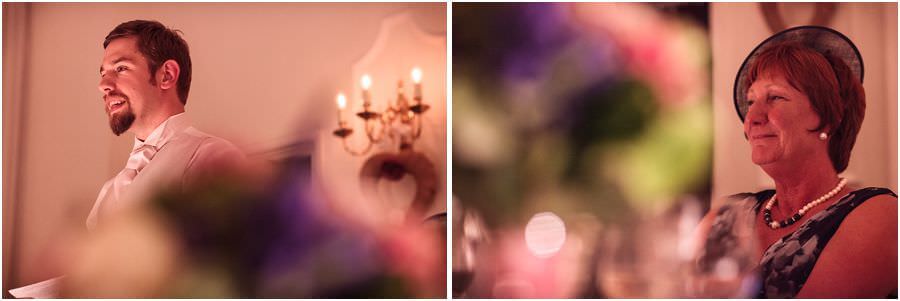 Capturing reportage photographs that capture the wedding speeches and fabulous guest reactions at Moor Hall near Sutton Coldfield by Sutton Coldfield Reportage Wedding Photographer Stuart James