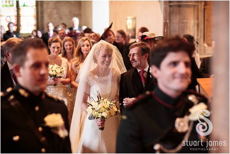 Natural photographs that capture the fun and emotion of the wedding at All Saints Church in Sandon by Staffordshire Reportage Wedding Photographer Stuart James