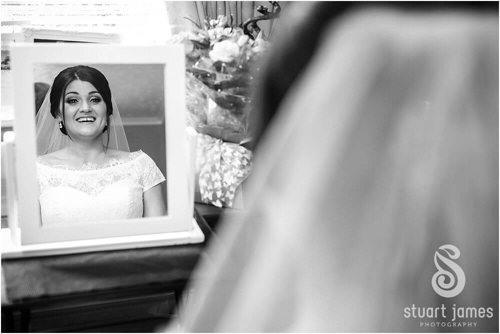 Capturing the mood and emotion through wedding photos of the morning at Bridal Parents House in Rugeley by Documentary Wedding Photographer Stuart James