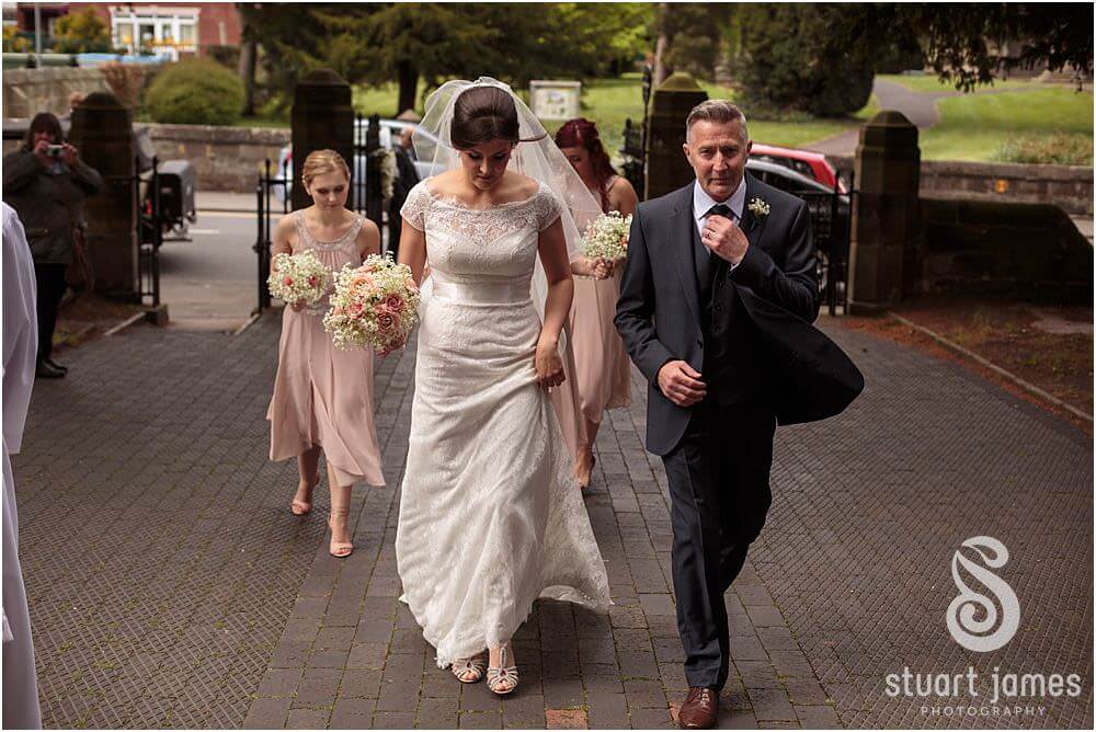 Capturing the emotion and feeling of the wedding ceremony at St Augustines Church in Rugeley by Documentary Wedding Photographer Stuart James