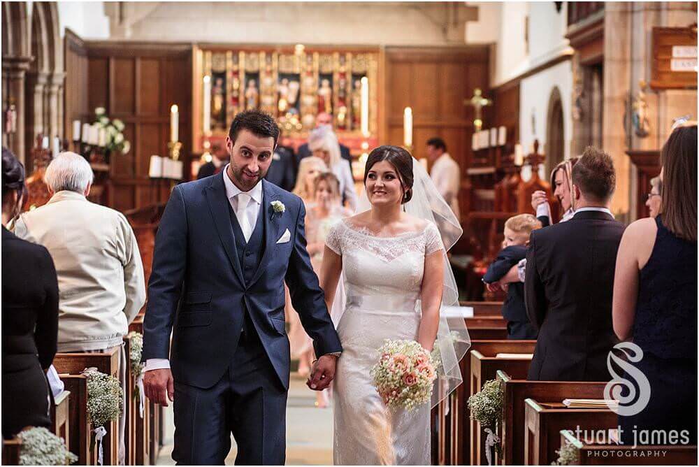 Capturing the emotion and feeling of the wedding ceremony at St Augustines Church in Rugeley by Documentary Wedding Photographer Stuart James