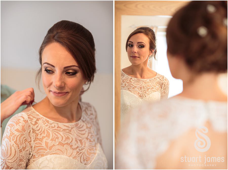 Wedding photos that capture the emotion and feeling of the wedding morning at Oxleaze Barn in Gloucestershire by Documentary Wedding Photographer Stuart James