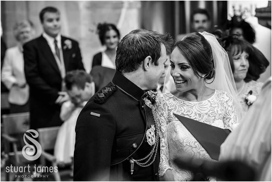 Creative documentary photography of the wedding ceremony at St Marys Church in Cogges by Documentary Wedding Photographer Stuart James