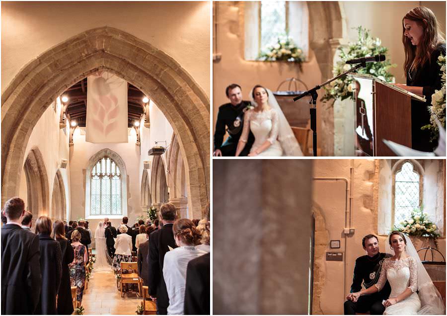 Unobtrusive wedding photography of the beautiful wedding ceremony at St Marys Church in Cogges by Documentary Wedding Photographer Stuart James