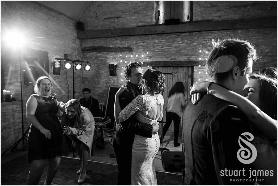 Beautiful first dance photographs at Oxleaze Barn in Gloucestershire by Documentary Wedding Photographer Stuart James
