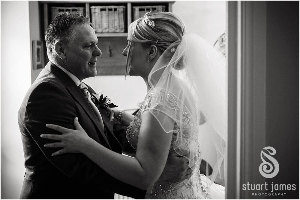 An emotional embrace for the Bride and her Father