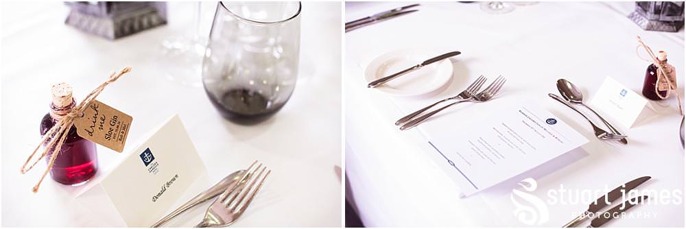 Beautiful simple elegant styling for the wedding breakfast at Chelsea Harbour Hotel in Chelsea by Documentary Wedding Photographer Stuart James