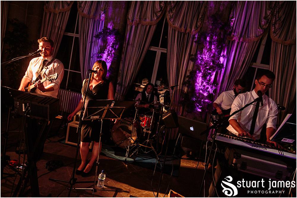 Party fun in the orangery at Weston Park in Shropshire by Shropshire Wedding Photographer Stuart James