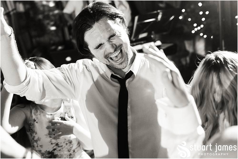 Party fun in the orangery at Weston Park in Shropshire by Shropshire Wedding Photographer Stuart James