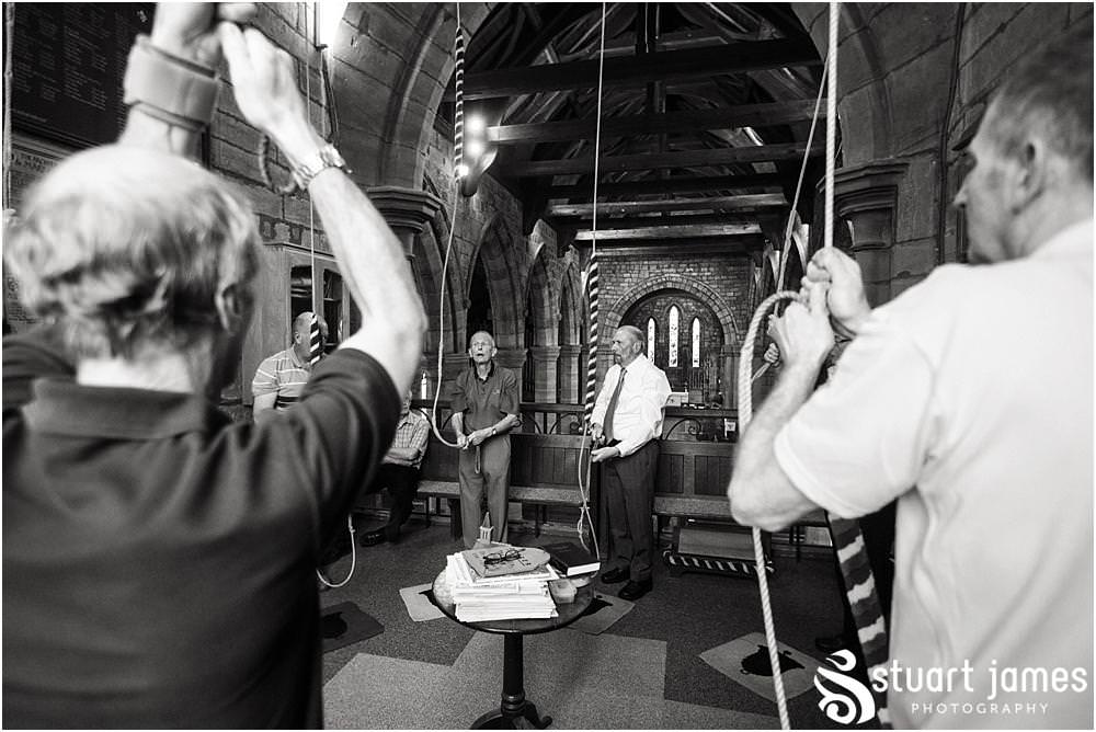 Something a little special, as the bell ringers including the Bride's Grandad