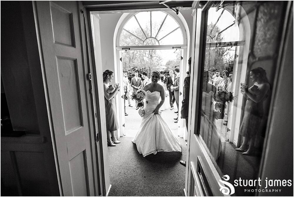 Creative candid photographs of the wedding guests enjoying the fabulous reception at Hadley Park