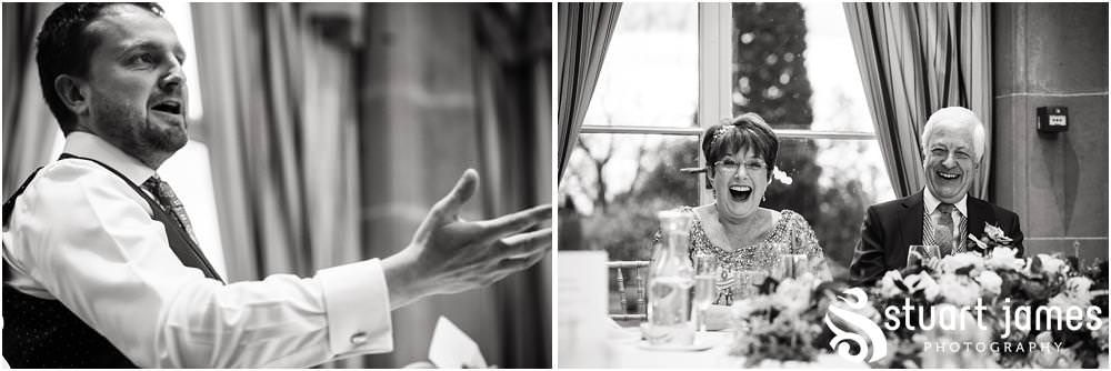 Documentary photographs of the wedding speeches, capturing the emotion, the story and the love talked about