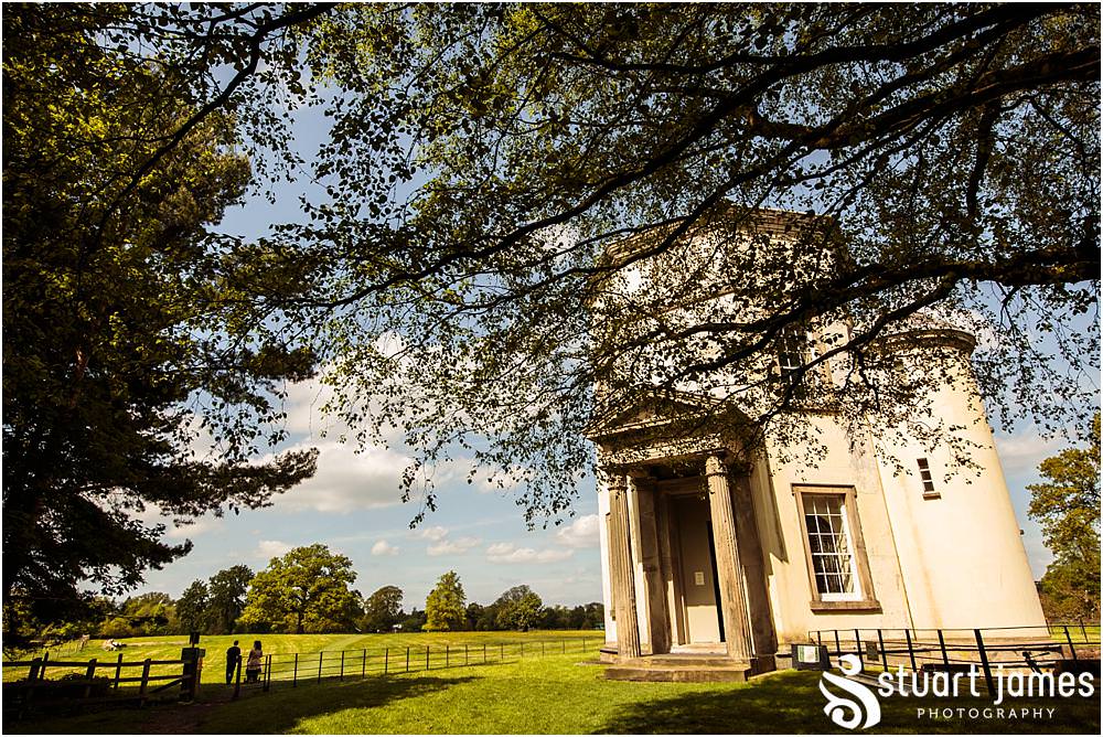 Capturing the guests arrivals at the stunning Tower of the Winds, Shugborough in Staffordshire