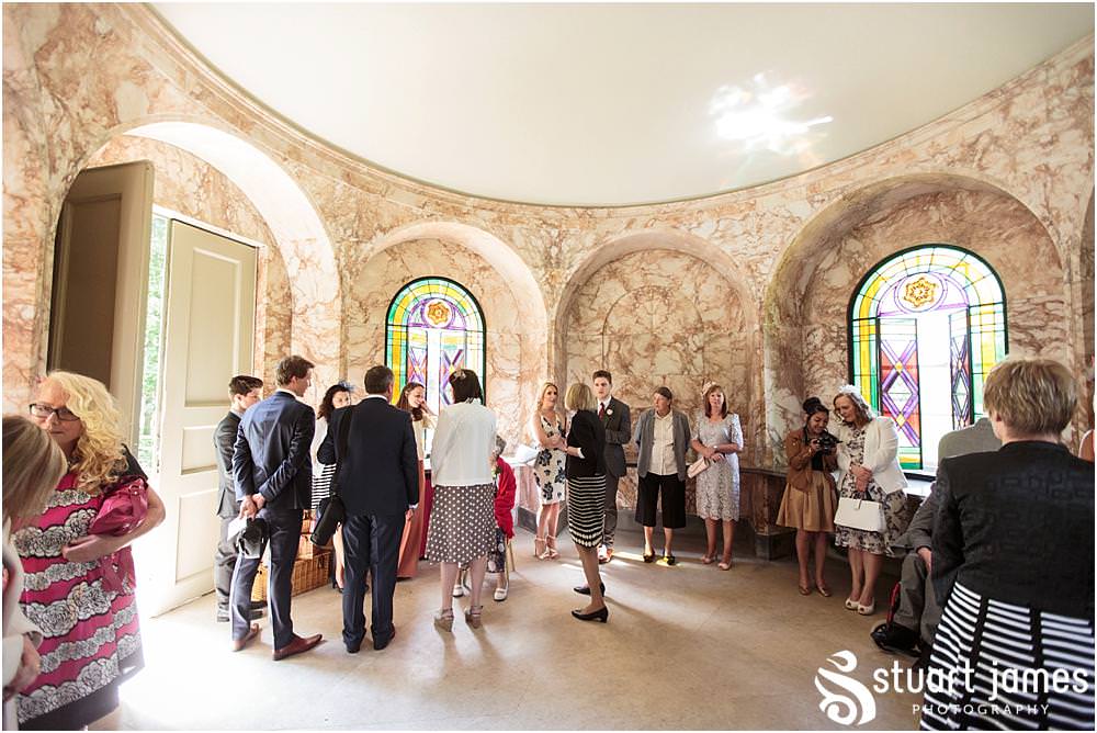 Capturing the guests arrivals at the stunning Tower of the Winds, Shugborough in Staffordshire